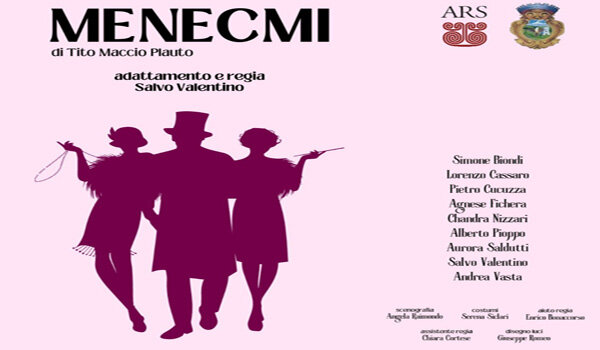 A Mascalucia stasera "Menecmi" da Tito Maccio Plauto, regia di Salvo Valentino per la Compagnia dei Giovani