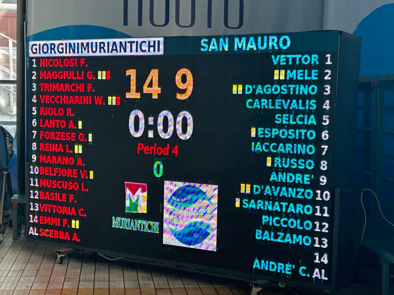 Serie B, Giorgini Muri Antichi supera 14-9 il San Mauro e chiude in testa il girone di andata