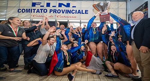 Festa per l'Ekipe Orizzonte, conquistato a Catania il 23&deg; scudetto, battuta 8-6 la Sis Roma