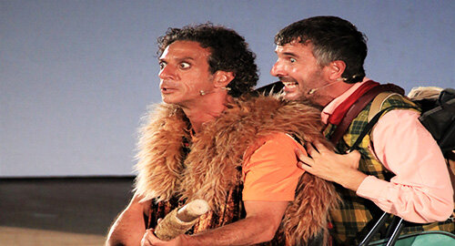 Ficarra e Picone inaugurano la stagione del Biondo di Palermo con "Le rane" di Aristofane nella messa in scena di Giorgio Barberio Corsetti Ficarra e Picone inaugurano la stagione del Biondo di Palermo con "Le rane" di Aristofane nella messa in scena di Giorgio Barberio Corsetti