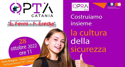 "Settimana europea della sicurezza nei luoghi di lavoro", il 28 ottobre anche i sindacati con Opta e gli studenti dell’Istituto Fermi Eredia "Settimana europea della sicurezza nei luoghi di lavoro", il 28 ottobre anche i sindacati con Opta e gli studenti dell’Istituto Fermi Eredia
