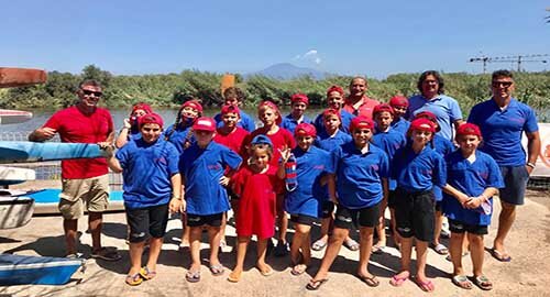 Al lago di Nicoletti protagonisti gli atleti del Circolo Canoa Catania