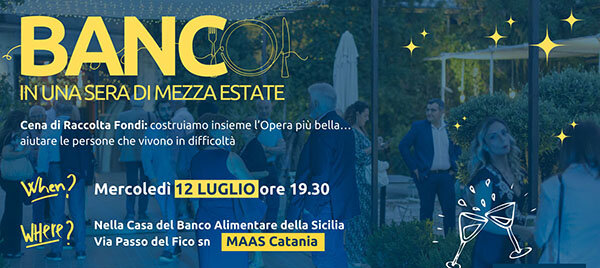 Grandi chef, pasticceri e sommelier protagonisti della cena di solidariet&agrave; che celebra i 25 anni del Banco Alimentare della Sicilia