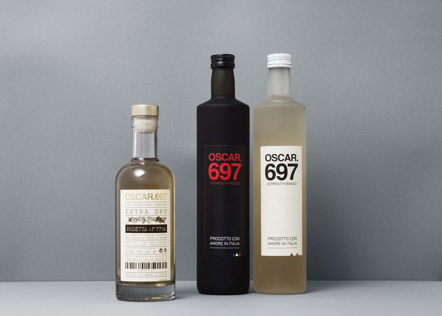 OSCAR.697 Vermouth Rosso, con rabararo e liquirizia, prodotto con amore in Italia