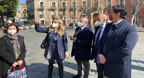 Avviato il restauro dei tre portoni storici della Chiesa monumentale San Nicol&ograve; l'Arena