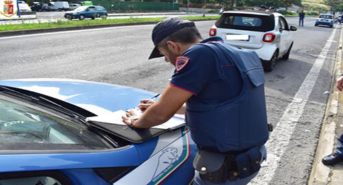 Controlli del Commissariato Nesima, verifiche e sanzioni nell'area di San Giovanni Galermo, controlli a persone e a veicoli