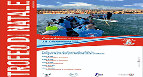 Canoa-Dragon Boat, domani Trofeo di Natale - Citt&agrave; di Catania al Molo di Levante del Porto