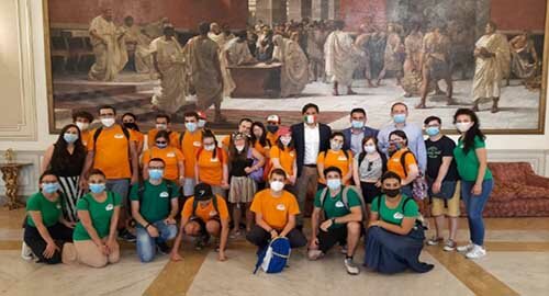 A Palazzo degli Elefanti il sindaco Pogliese incontra i ragazzi del progetto di inclusione "Controvento Summer Camp"