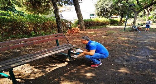 Parco Falcone, ancora un intervento di ripristino stavolta dei volontari del Rotary Catania Sud