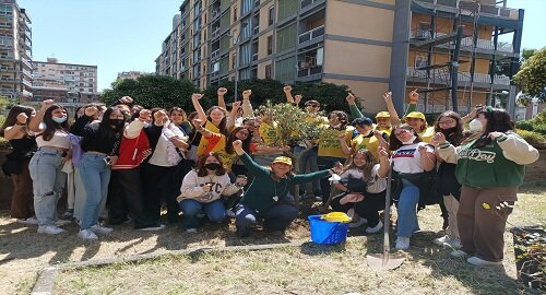 Legambiente, il progetto "100 alberi per Catania" arriva all'istituto Lombardo Radice