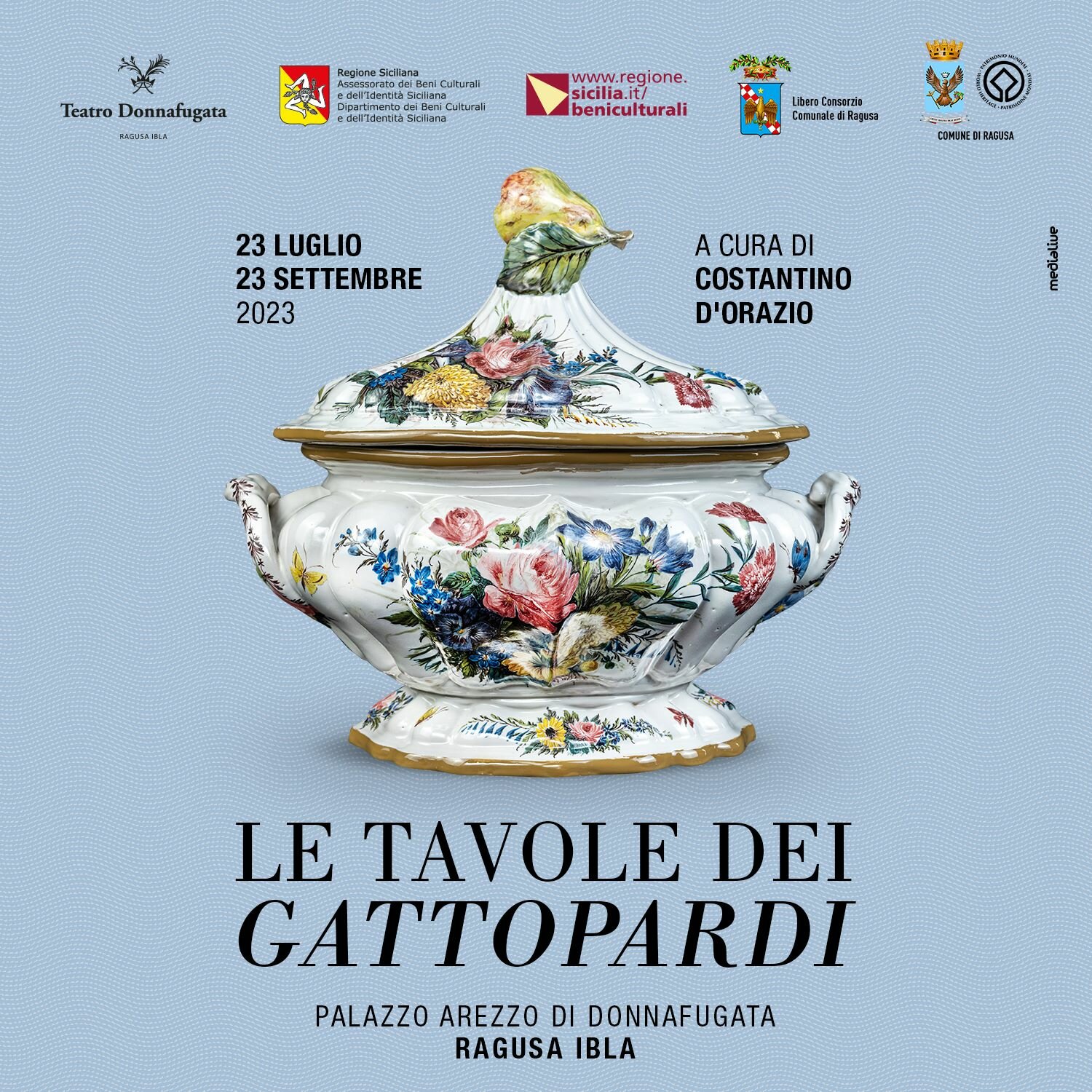 "Le tavole dei Gattopardi" a Ragusa Ibla Palazzo Arezzo di Donnafugata