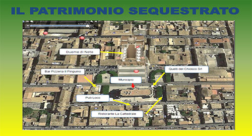 Sequestrati dalla Guardia di Finanza di Catania, nel centro di Noto, bar, chioschi e ristoranti, tutti beni di Rino Albergo Waldker