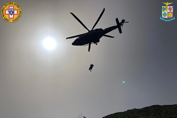 Soccorso Alpino e Aeronautica Militare, intervento a Salina per escursionista ferita