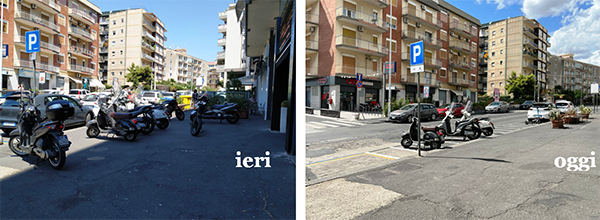 Risolto problema stalli di sosta per motocicli in via Torino, a "Borgo-Sanzio", ringraziamenti del Comitato Vulcania ad Amministrazione e Municipalit&agrave;