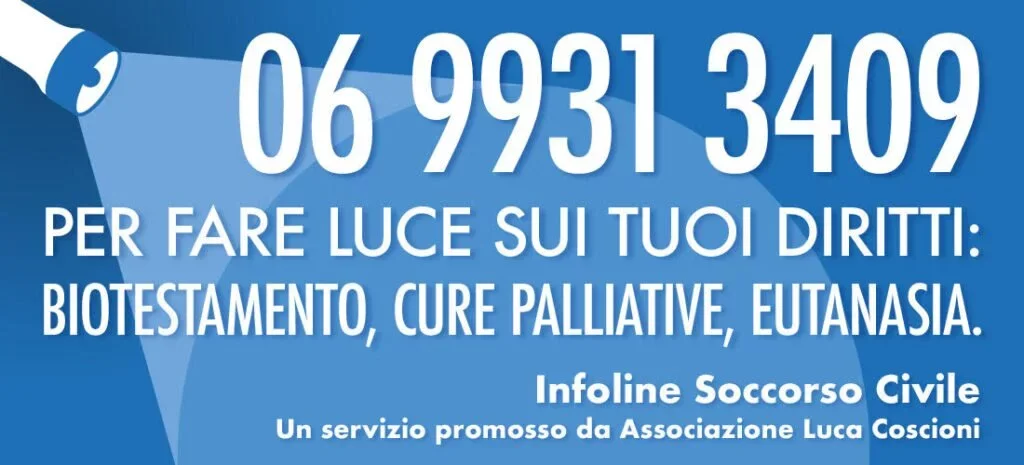 Fine vita, anche in Sicilia il Numero Bianco dell&rsquo;Associazione Coscioni