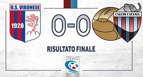 Serie C, deludente pari a reti bianche tra Vibonese e Catania, etnei raggiunti in classifica dal Catanzaro