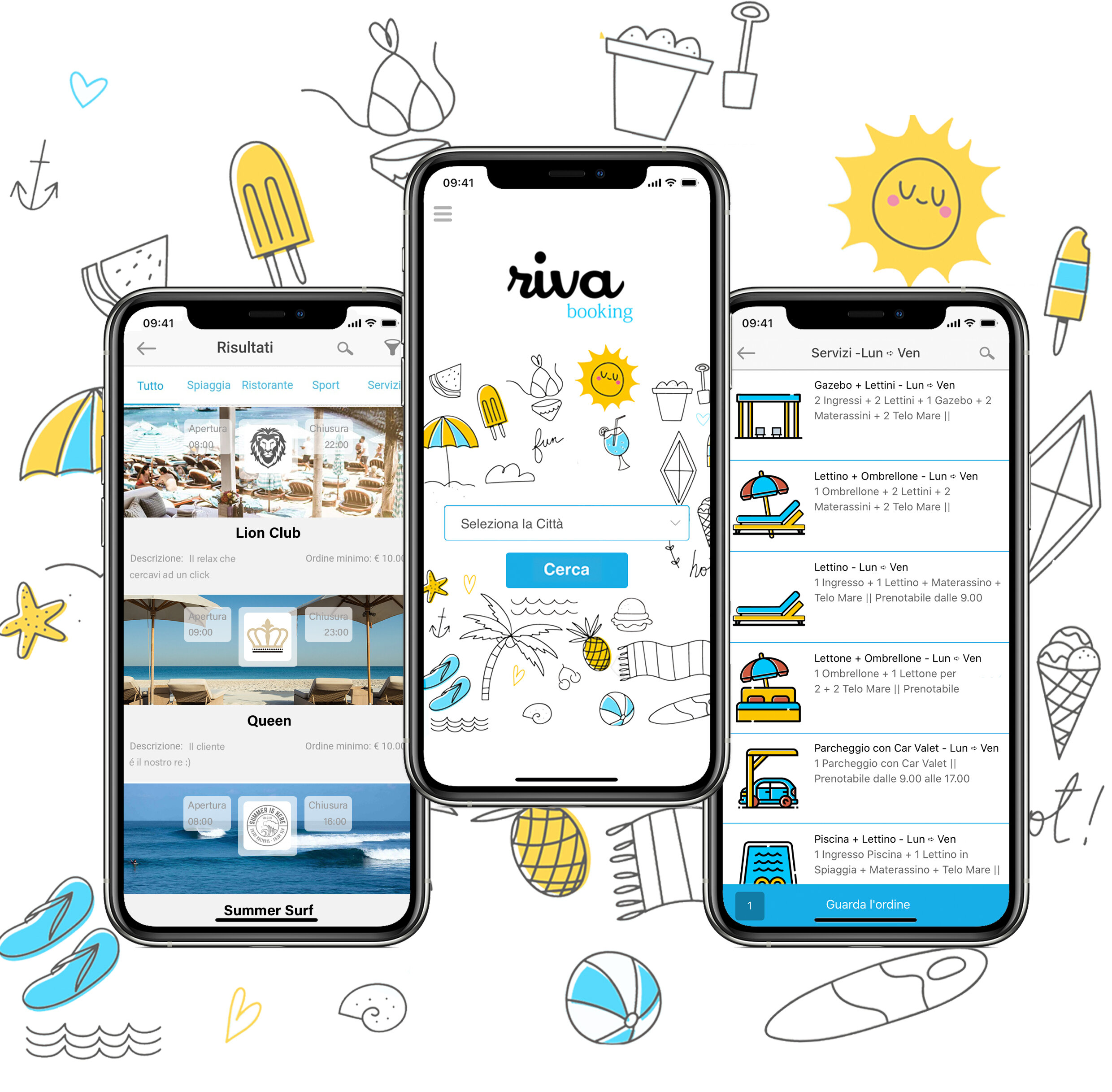 Riva Booking, l&rsquo;app per prenotare lettini, ombrelloni nei beach club pi&ugrave; belli d&rsquo;Italia