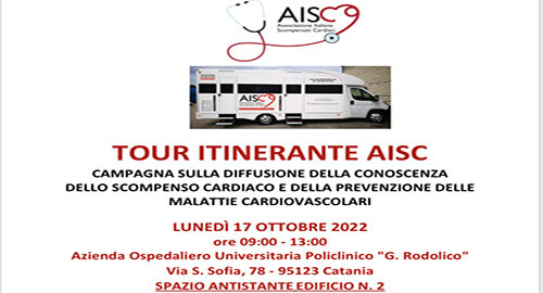Al Policlinico - Cardiologia, il 17 ottobre&nbsp; screening gratuiti e materiale informativo su scompenso cardiaco e&nbsp;malattie cardiovascolari