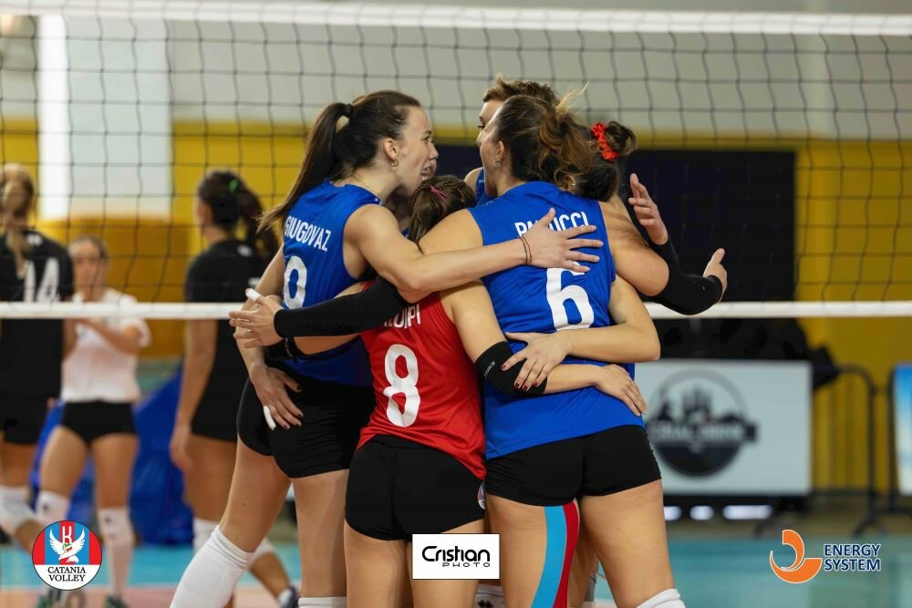 Serie B1/F, l'Energy System Catania sconfitta 3-0 dal Chieti