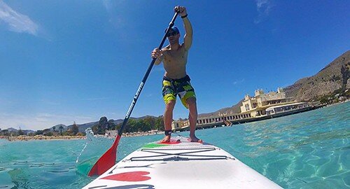 Football americano e SUP Race, week end di sport sulla spiaggia della Mondello Italo Belga