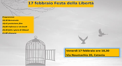 Domani venerd&igrave; 17 febbraio, nel Tempio della Chiesa Valdese, la "Festa della Libert&agrave;"