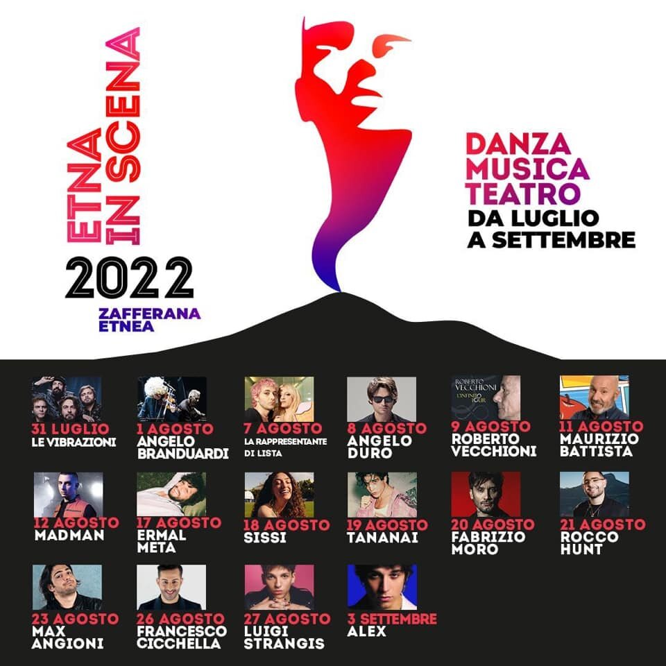 Etna in scena la presentazione della XXIV edizione l'8 luglio a Zafferana Etnea