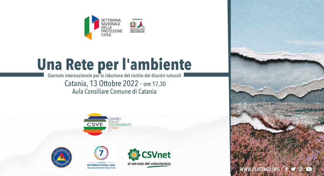 &ldquo;Una rete per l&rsquo;ambiente&rdquo; convegno Centro Servizio Volontariato Etneo