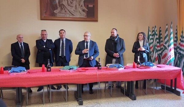 Scambio di auguri Cisl in Seminario arcivescovile, il 2024 sia l'anno del "patto sociale per la citt&agrave;"