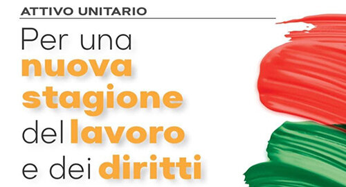 Il 9 maggio a Palazzo Platamone attivo unitario di Cgil, Cisl e Uil sul tema "Per una nuova stagione del lavoro e dei diritti"