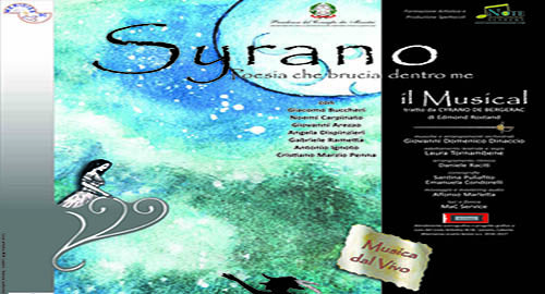 Il 30 Settembre al "Metropolitan" di Catania il musical "Syrano, Poesia che brucia dentro me"