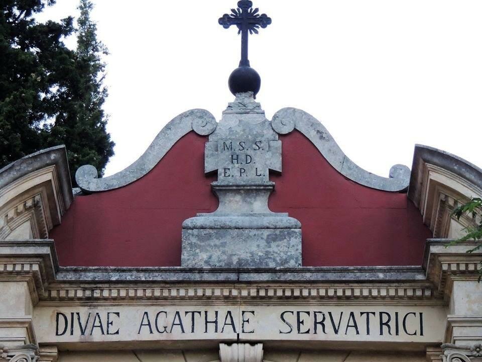 Pellegrinaggio Agatino a Nicolosi all&rsquo;altarino votivo nel 131&deg; anniversario della processione con la reliquia del sacro Velo che arrest&ograve; la colata lavica