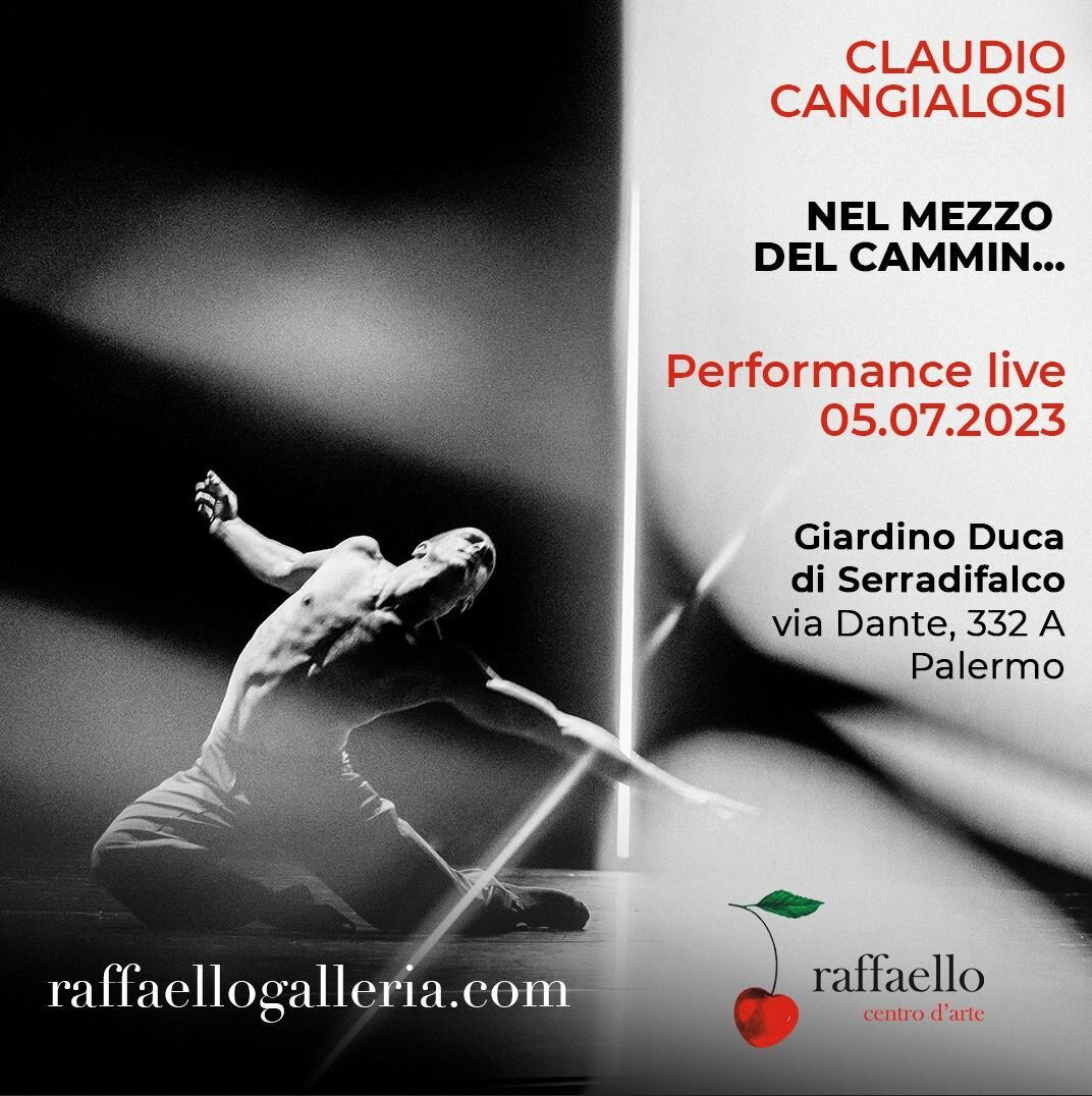 &ldquo;Nel mezzo del cammin&hellip;&rdquo; a Palermo performance di Claudio Cangialosi