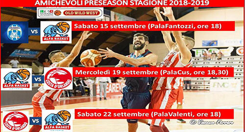 Comincia preseason per l'Alfa Catania
