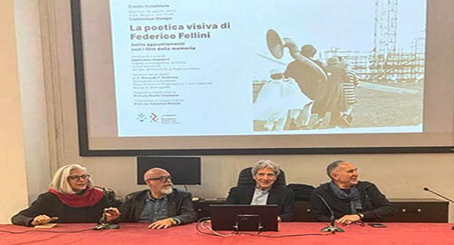Sogno e magia all’Accademia di Belle Arti di Reggio Calabria con il Seminario di Gianfranco Angelucci sulla poetica del cinema di Fellini Sogno e magia all’Accademia di Belle Arti di Reggio Calabria con il Seminario di Gianfranco Angelucci sulla poetica del cinema di Fellini
