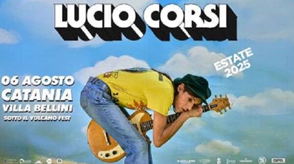 Il 6 agosto alla Villa Bellini di Catania, per "Sotto il Vulcano Fest 2025" il tour di Lucio Corsi