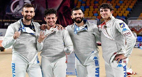 Scherma, bronzo per gli azzurri del fioretto guidati da Daniele Garozzo nella tappa egiziana di Coppa del Mondo