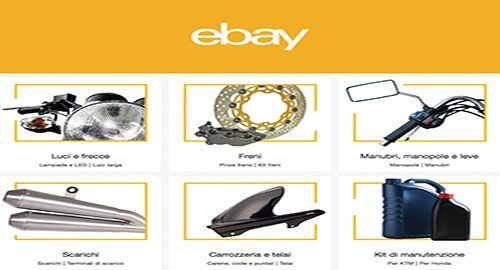 Osservatorio eBay.it, le regioni del Sud registrano la crescita maggiore degli acquisti online di accessori e ricambi per la moto