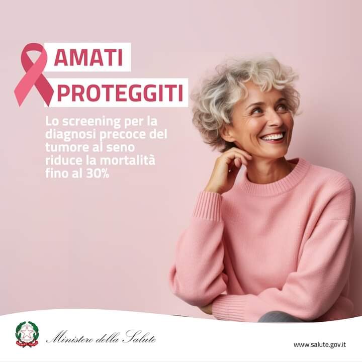 Ottobre rosa prevenzione tumore al seno, mammografia di screening gratuite