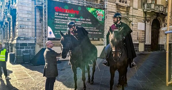 Controlli in provincia per le festivit&agrave; natalizie, in campo anche il reparto a cavallo della Polizia di Stato e le pattuglie ciclomontate