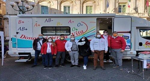 Fino a domani a piazza Universit&agrave; la raccolta di sangue straordinaria promossa dalla Fratres Territoriale Catania Enna Messina