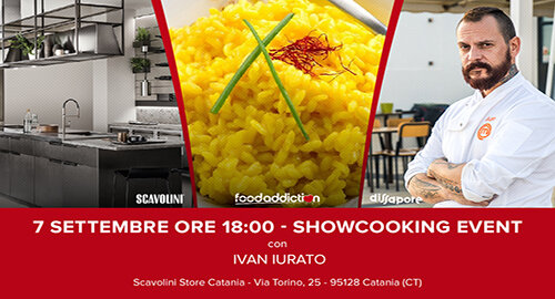 La dolcezza in un risotto, a Catania Ivan Iurato porta in tavola tutta la sua creatività in uno show-cooking gratuito La dolcezza in un risotto, a Catania Ivan Iurato porta in tavola tutta la sua creatività in uno show-cooking gratuito
