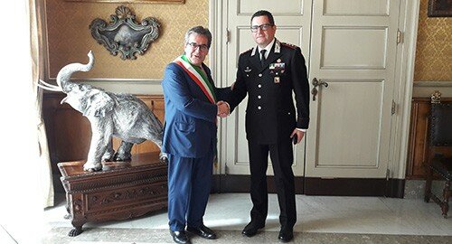 Visita istituzionale del nuovo comandante Provinciale dei Carabinieri, Raffaele Covetti, a Palazzo degli Elefanti Visita istituzionale del nuovo comandante Provinciale dei Carabinieri, Raffaele Covetti, a Palazzo degli Elefanti