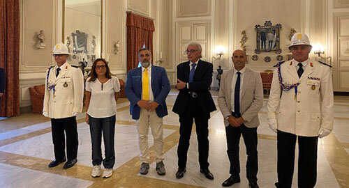 A Palazzo degli Elefanti il Commissario Federico Portoghese e il vice Bernardo Campo si sono insediati alla guida del Comune
