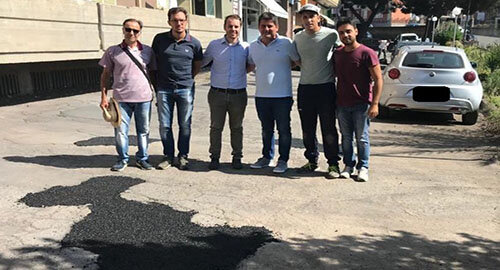 Interventi della IV municipalit&agrave;, Consiglio comunale e associazioni per eliminare le buche in via Badia a San Giovanni Galermo
