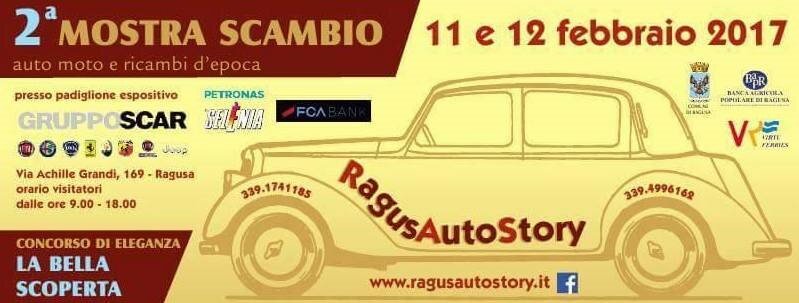 &ldquo;RagusAutoStory&rdquo;, l'11 e 12 febbraio mostra scambio di auto, moto e ricambi d&rsquo;epoca