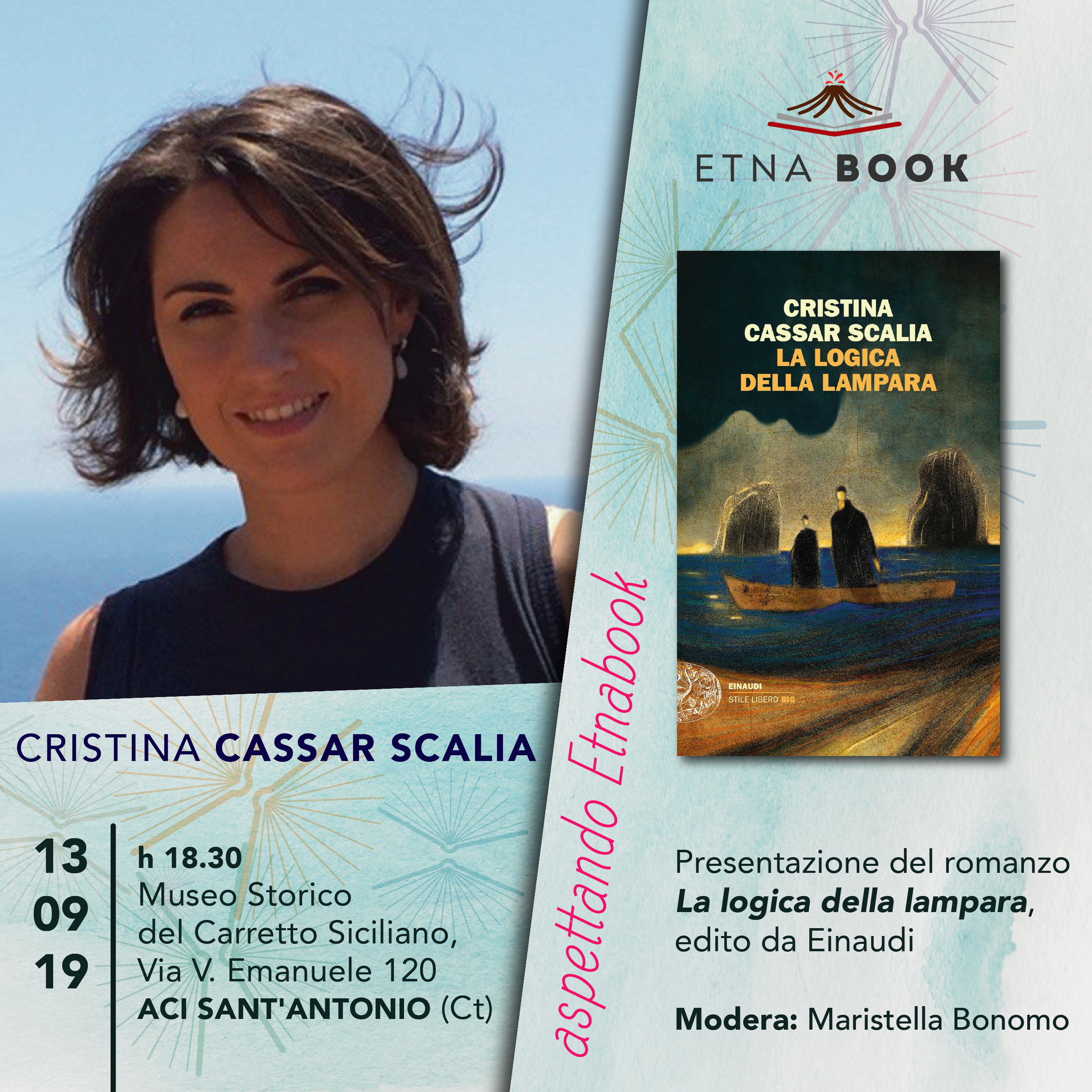 Etnabook, anteprima del Festival del libro di Catania con Cristina Cassar Scalia