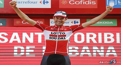 Vuelta 2017, Sander Arme&egrave; s'impone a Santo Tobirio de Liebana, Chris Froome consolida il primato
