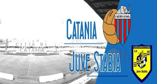 Lega Pro, esordio vincente per il Catania al "Massimino", battuta 3-1 la Juve Stabia con Calil, Paolucci e Di Cecco