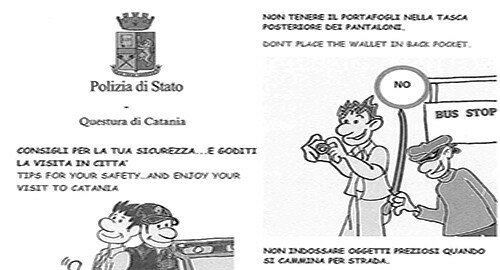 I consigli della Questura etnea in una brochure per vivere la citt&agrave; in serenit&agrave;
