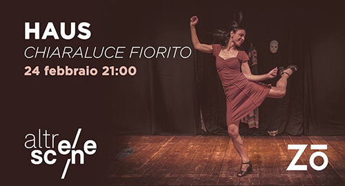 Il 24 Febbraio al Centro Zo di Catania "Haus" di Mario Giorgi, con Chiaraluce Fiorito, per "AltreScene"